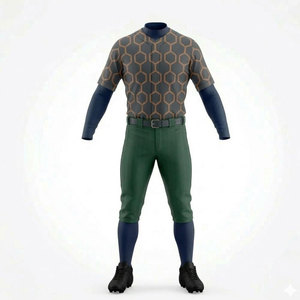 Conjunto Profesional de Camiseta y Pantalón de Béisbol Sublimados, Tejido Transpirable que Absorbe la Humedad, para Equipos - Product Image 1