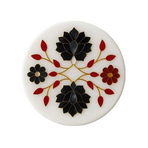 Posavasos de Piedra al por Mayor con Incrustaciones de Madreperla, Posavasos Decorativos de Mármol Hechos a Mano, Juego de Posavasos de Lujo para Decoración del Hogar, Proveedor - Product Image 5