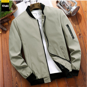 Chaqueta Bomber Personalizada para Hombre, 100% Algodón, Chaqueta Casual Ajustada con Bordado Personalizado - Product Image 2