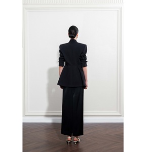 Jupes longues pour femmes prêtes à être expédiées, ODM MYRA SILK LONG SKIRT MISSION SATIN, silhouette droite, jupes en soie pour femmes, offre ODM. - Product Image 5
