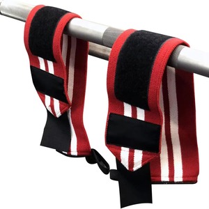 Bandes de maintien pour poignets antidérapantes, respirantes, élastiques, à double bande, avec boucles pour le pouce, style sportif, sangle de gym pour l'entraînement, la musculation et l'haltérophilie - Product Image 5