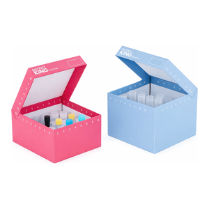 ชั้นวางหลอดทดลอง-Daihan Science ID-Color 81/100-Hole กล่องกระดาษแข็งสำหรับแช่แข็งสำหรับ Cryovials และ Microtubes - Product Image 3