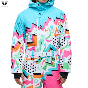Traje de Esquí de Poliéster de Una Pieza, Resistente al Viento, Cómodo, con Logotipo Personalizado, Multicolor, Último Modelo, Superventas, Nueva Llegada - Product Image 6