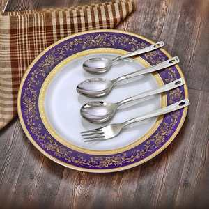 Juego de cubiertos de acero inoxidable de 24 piezas con soporte Nueva colección Stribes Juegos de vajilla - Product Image 1