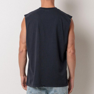 เสื้อกล้ามผู้ชายทรงสปอร์ตสำหรับฤดูร้อน ผ้าฝ้าย/โพลีเอสเตอร์ ทรงโอเวอร์ไซส์ ระบายอากาศได้ดี ไม่เป็นขุย แห้งเร็ว มีตัวเลือกปรับแต่งได้ - Product Image 2