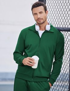 Ensemble de survêtement en polaire sur mesure pour homme, veste d'entraînement chaude pour l'hiver, pantalon de jogging assorti - Product Image 4