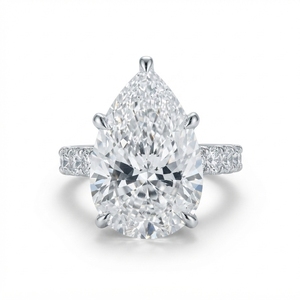 แหวนเพชรแล็บโกรว์ดีไซน์เนอร์ ทองคำขาว 14k สวยหรู สำหรับทั้งชายและหญิง เหมาะสำหรับเป็นแหวนหมั้นหรือแหวนแทนคำมั่นสัญญา - Product Image 1