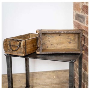 Antique Polished <b>Wooden</b> Brick Mould Engraved Decor <b>Rustic</b> <b>Wooden</b> Brick Mould Vintage Collection Showcase Home Accent Piece - Product Image 4