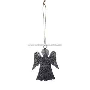 Colgante de Navidad Metal decorativo Artículo hecho a mano Nuevo estilo Decoración del hogar Personalizado a granel - Product Image 1