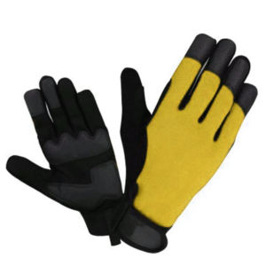 Guantes de Trabajo para Exteriores de Uso General, Altamente Cómodos, Resistentes al Viento, Reforzados con Cuero Sintético Amara, con Muñequera Ajustable, Duraderos, para Invierno - Product Image 5
