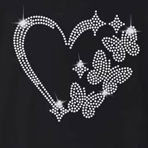 Luxury Personalized Crystal Men's Tee 100% Cotton Custom Rhinestone Shirt Breathable Eco-Friendly Sparkle <b>Short</b> <b>Sleeve</b> Neck - Product Image 3