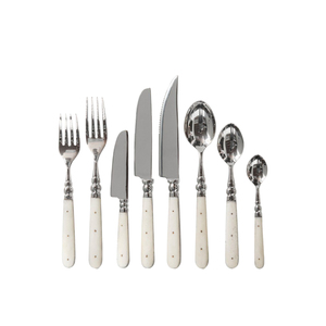 Ensemble de couverts classiques en acier inoxydable de qualité supérieure avec manche en bois, pour la maison et les restaurants, à bon prix - Product Image 4