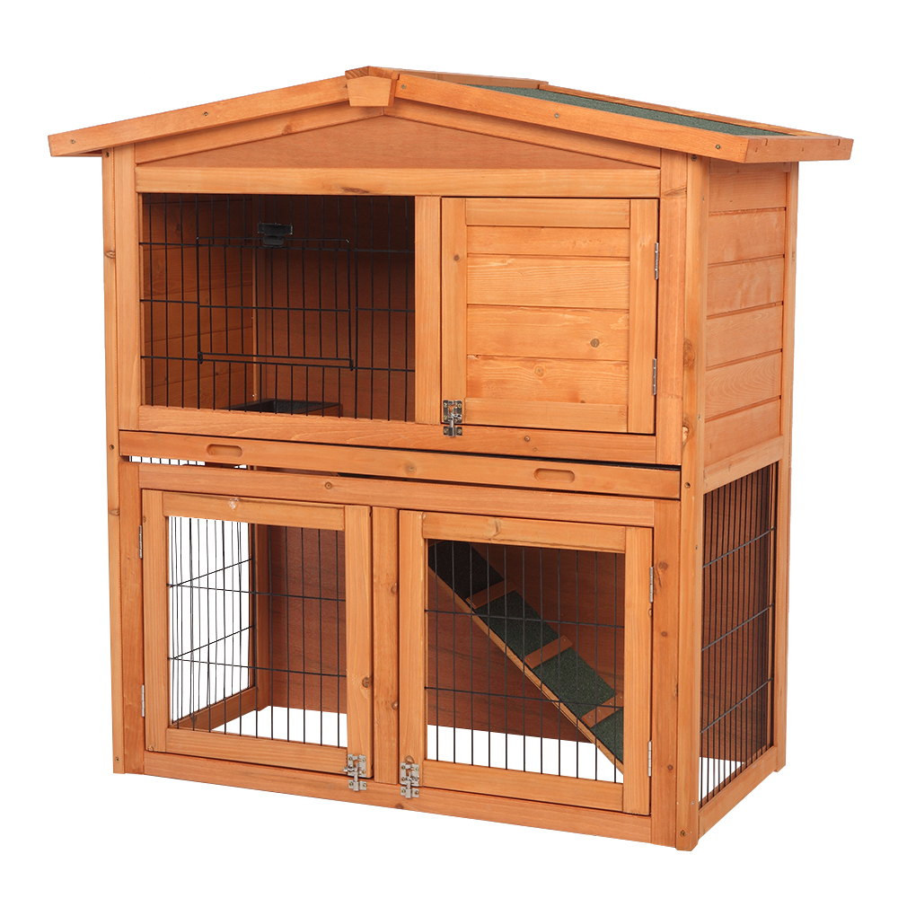 Large Outdoor Wooden Guinea Pig Cages High Quality Eco-Friendly