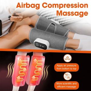 Upgraded Comfortable Foot Leg <b>Massager</b> Air Compression Electric Legs Massage <b>Machine</b> Wireless Remote Control USB Rechargeable - Product Image 4