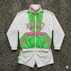 Rexfit Sports Wholesale Mens Windproof Lightweight Nylon Sports <b>Jacket</b> <b>Short</b> Set Tracksuit Set Wholesale - Product Image 5