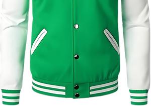 Vestes de baseball personnalisées à manches longues pour hommes, 100% laine, avec patchs, logo personnalisé, design sur mesure - Product Image 4