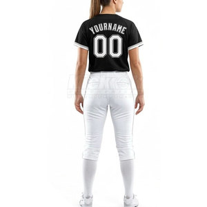 Conjunto de Uniforme de Softbol Personalizado con Impresión por Transferencia de Calor, Transpirable, de Poliéster, Jersey y Pantalones para Clubes y Equipos de Torneo - Product Image 2