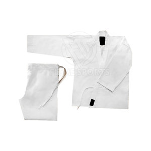 Nuevo en Stock, MOQ Bajo, Alta Calidad, 100% Algodón, Duradero, Ligero, Transpirable, Ecológico, de Secado Rápido, Traje de Karate Personalizable - Product Image 4