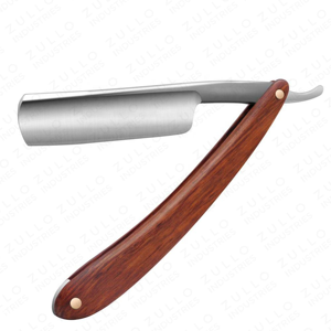Navaja de Afeitar Recta de Acero Inoxidable Negro de Alta Calidad para Hombres, Herramienta de Afeitado Profesional para Barberos, Logotipo Personalizado, Marca Privada OEM - Product Image 5
