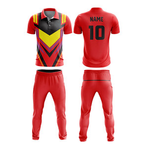 Uniformes de cricket de qualité supérieure disponibles en différentes tailles et designs, tissu léger et confortable, vêtements d'équipe. - Product Image 6