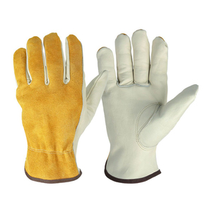 General Purpose Use Durable Safety Driving <b>Gloves</b> New Trending Product Custom Logo Goatskin Grain Leather <b>Driver</b> Working <b>Gloves</b> - Product Image 5