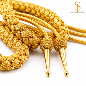 Cordones Aiguillettes o Aglets con Puntas Metálicas para Ceremonias en India - Product Image 6