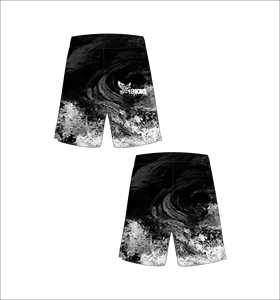 Shorts de bain pour hommes Ferocious Clothing, imprimés par sublimation, taille mi-haute élastique, grandes tailles, décontractés, motif galaxie - Product Image 1