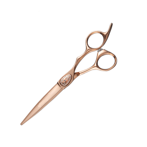 ANAAIF ENTERPRISES AE-607 CK007 SET Paire de ciseaux de coiffure professionnels en or rose, kit de coupe de cheveux en acier inoxydable ergonomique - Product Image 1