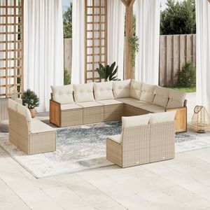 Set Divano da Giardino Beige per Arredamento Esterno - Product Image 1