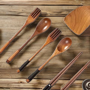 ชุดอาหารเย็นของสะสมเครื่องใช้ในครัวไม้ไผ่ธรรมชาติแบบปรับแต่งได้ - Product Image 1