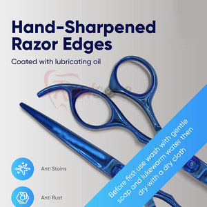 Low Price High Quality Stainless Steel Barber <b>Scissors</b> Beauty Instrument for Sale Made Pakistan <b>Left</b>-<b>Handed</b> Foldable Long Handle - Product Image 3