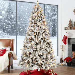 Albero di Natale Innevato da 2,3 m, Eleganti Decorazioni Natalizie per un'Atmosfera Festiva - Product Image 3
