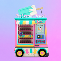 Nouvelle version de distributeur automatique de crème glacée, distributeur automatique de crème glacée, distributeur automatique robotisé