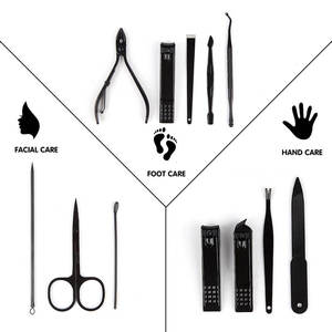 Kits de manucure et pédicure de luxe personnalisés en acier inoxydable, OEM ODM, haute qualité, prix d'usine, outils de précision pour les ongles, ensemble d'outils pour le nail art - Product Image 2