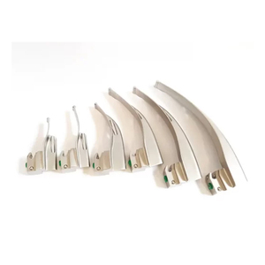 Dispositif médical, laryngoscope métallique conventionnel, lames en acier inoxydable rechargeables, ensemble de laryngoscopes LED - Product Image 2