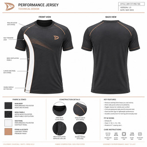 เสื้อโปโลแพเดลสุดหรูสีชาร์โคลโรสโกลด์เมทัลลิก แต่งขอบด้วยผ้า REPREVE โพลีเอสเตอร์ผสมสแปนเด็กซ์ ให้ประสิทธิภาพสูง - Product Image 6