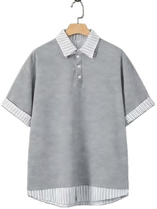Men's Summer Short-Sleeved Shirt Customized High Quality Printed 100% Cotton Anti-Wrinkle Pocket Thin Style Fashionable - Product Image 4
