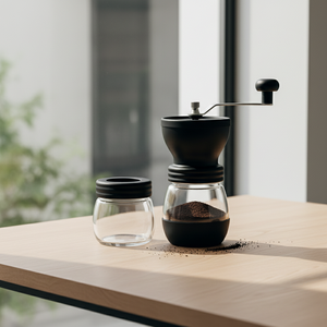 Moulin à café en verre de qualité supérieure 3203037 avec récipient en verre - Product Image 5