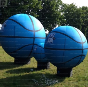 Balón de Baloncesto Inflable Gigante LED de 3m, con Logotipo Personalizado, con Base, <span class=keywords><strong>para</strong></span> Eventos/Decoración/Torneos de Baloncesto - Product Image 6