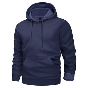 Sweat-shirt à capuche épais pour homme, imprimé sérigraphié, coupe classique, coupe-vent et respirant, avec poches, idéal pour la gym et l'automne - Product Image 1