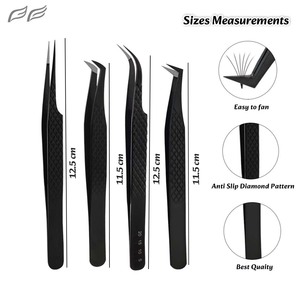 Best Lashing Tweezers Lash Extensions,Set Stainless Steel Isolation Volume Lash Tweezers OEM ODM Manufacturer by Bahasa Pro - Product Image 5