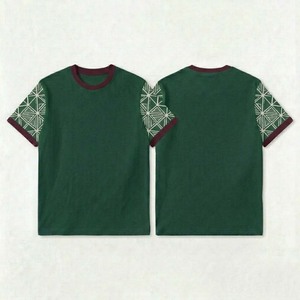 Camiseta Lisa para Hombre, Manga Corta, Algodón Suave y Sostenible, Color Sólido, Uso Diario, Camisetas Básicas para Hombre - Product Image 5