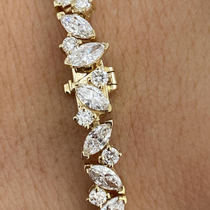 Pulsera de Diamantes Cultivados en Laboratorio, Oro de 10K, 14K, 18K, Certificación IGI, Sostenible, Alta Claridad, Oro Blanco, Amarillo y Rosa - Product Image 2