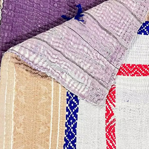 Wholesale Vintage Kantha Quilts Handmade Reversible Cotton <b>Throws</b> Blankets Boho Bedding Collection <b>indian</b> handmade - Product Image 1
