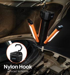 โคมไฟตั้งโต๊ะไร้สาย น้ำหนักเบา 2000 ลูเมนส์ ให้แสงสว่างสูง ปรับอุณหภูมิสีได้สองระดับ (4000K/6500K) แบตเตอรี่ลิเธียมไอออน สำหรับอุตสาหกรรมการบินและอวกาศ - Product Image 6