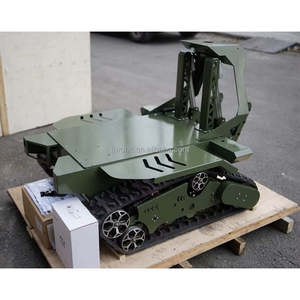 Crawler Chassis Rubber Tracked Carrier Tank Track Platform <b>Transporter</b> With Remote Control - Product Image 4