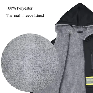 Customized High Visibility Softshell Jackets Hi Vis <b>Waterproof</b> <b>Working</b> Security Safety Reflective Jacket Hooded Camouflage - Product Image 5