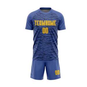 Camiseta de Fútbol Personalizable con Nombre del Equipo y Logotipo en la Parte Delantera, Tecnología de Corte Automatizado, Suministro OEM, Uniformes de Equipo Cortos y Transpirables - Product Image 5