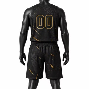 Tenue de Basketball Personnalisée Complète : Maillot et Short Sublimés Respirants à Séchage Rapide pour Jeunes et Adultes – Vêtements de Sport d'Extérieur - Product Image 3