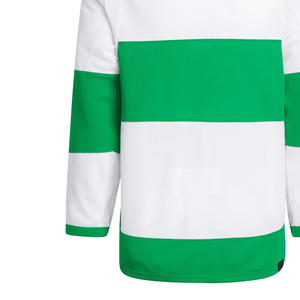 เสื้อฮอกกี้น้ำแข็งโพลีเอสเตอร์ 100% แบบ OEM สั่งทำพิเศษ ระบายอากาศได้ดี พร้อมปักชื่อทีมตามสั่ง สำหรับนักฮอกกี้ ชุดกีฬาแบบสั่งทำ - Product Image 6